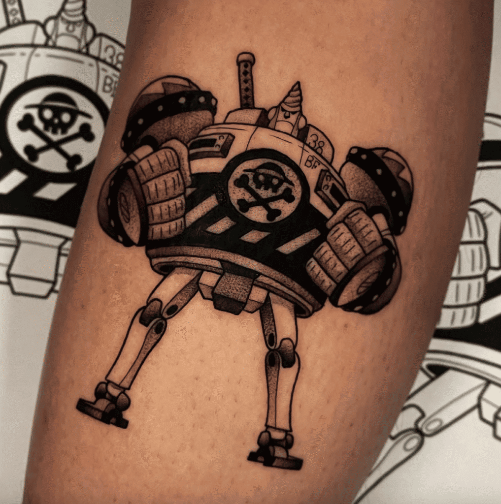 General Franky One Piece Tattoo