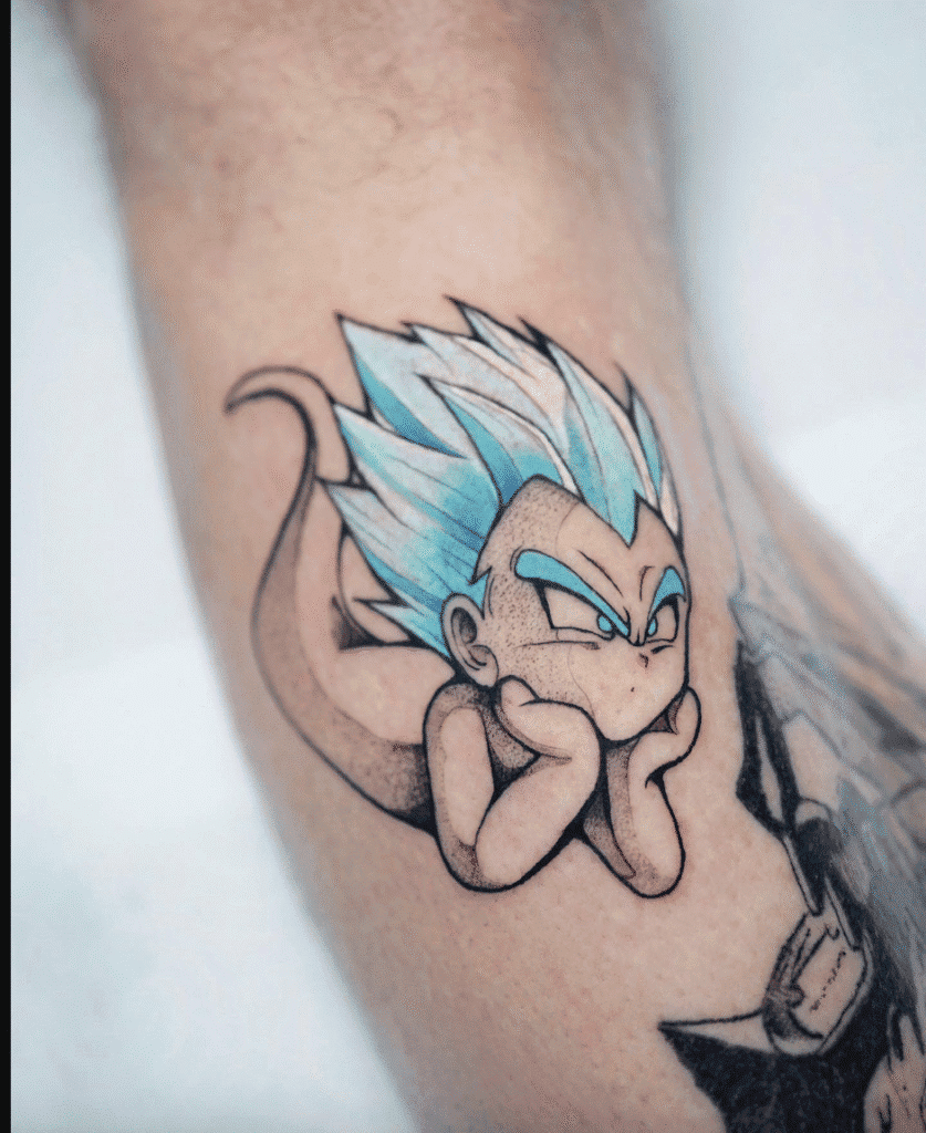 Ghost Gotenks Dragon Ball Tattoo