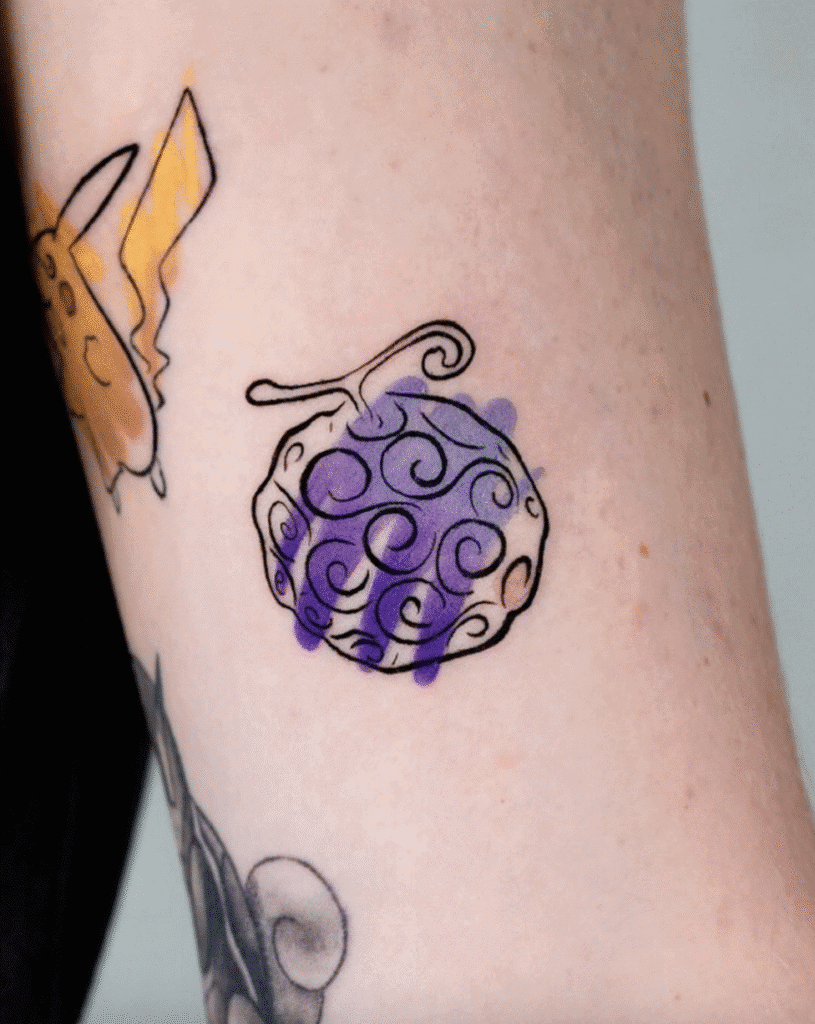 Gomu Devil Fruit One Piece Tattoo