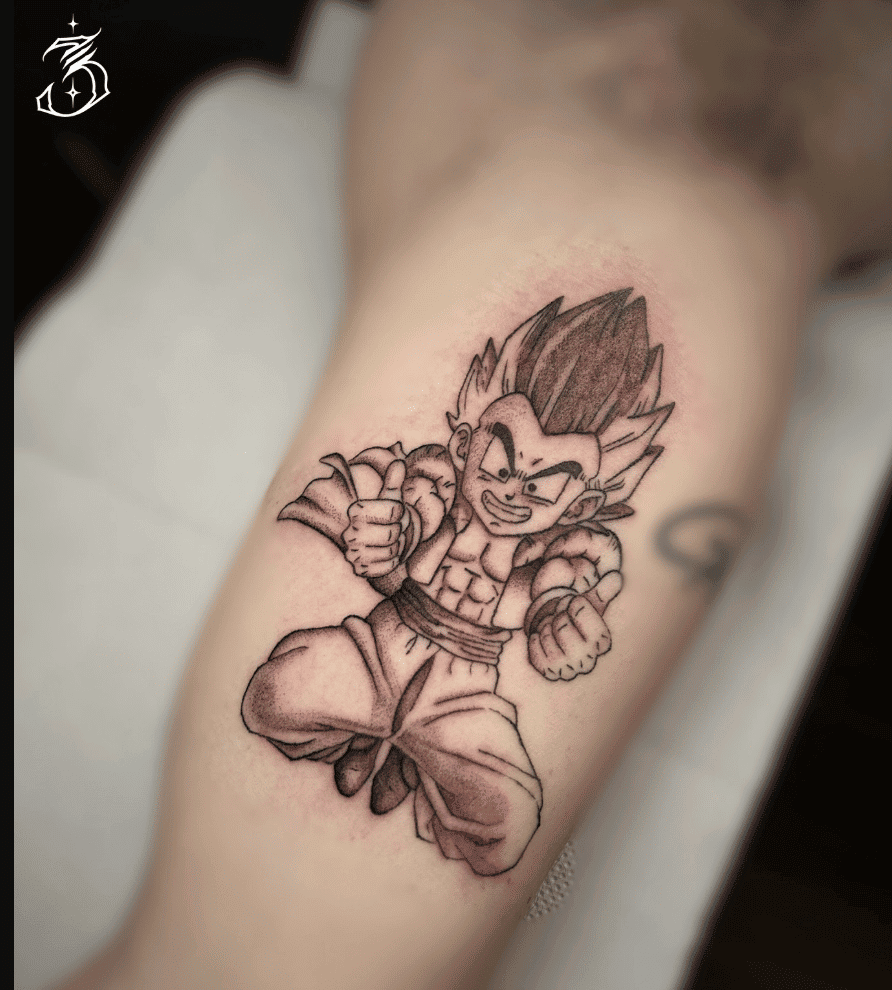 Gotenks Dragon Ball Tattoo