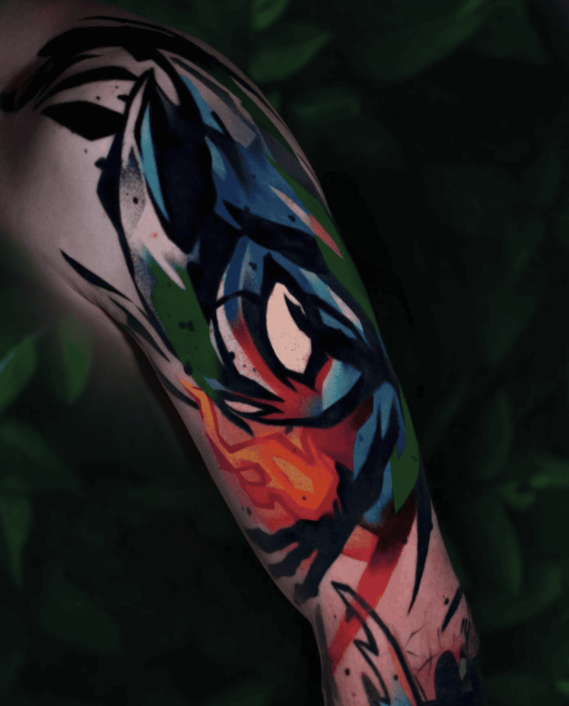 Grimm Flame Hollow Knight Tattoo