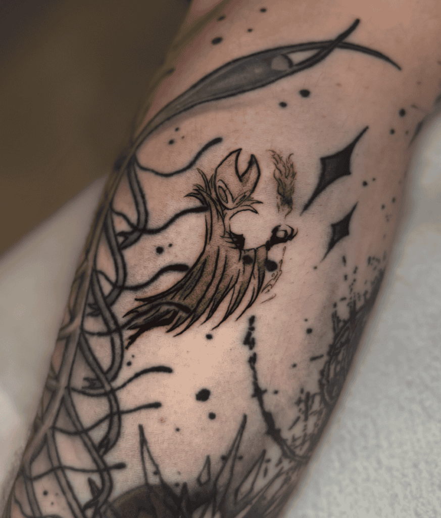 Grimm Small Hollow Knight Tattoo