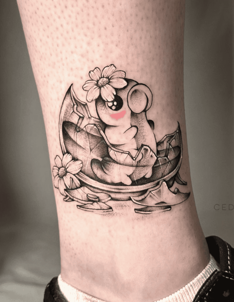 Grub Flower Hollow Knight Tattoo