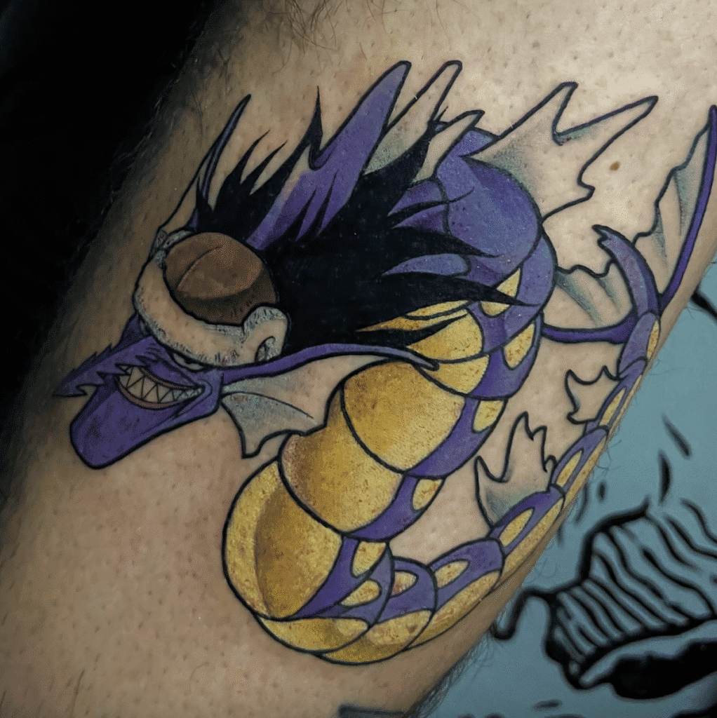 Gyarados Pokémon X One Piece Tattoo
