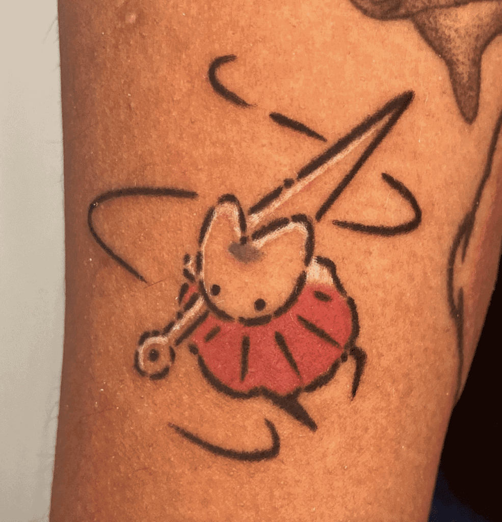 Hornet Cute Hollow Knight Tattoo