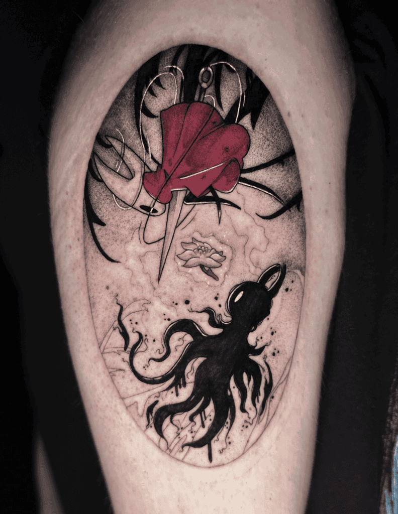 Hornet Flower Hollow Knight Tattoo