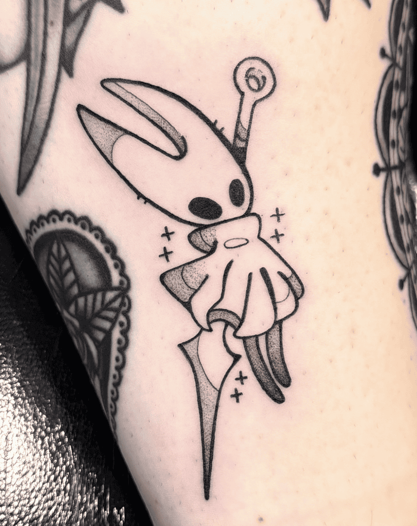 Hornet Hollow Needle Knight Tattoo
