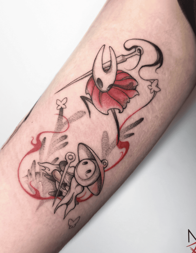 Hornet Sherma Hollow Knight Tattoo