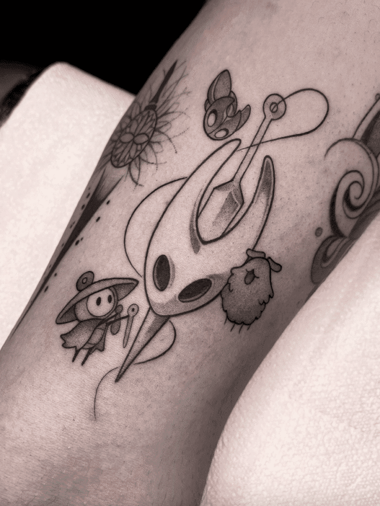 Hornet Video Game Tattoo