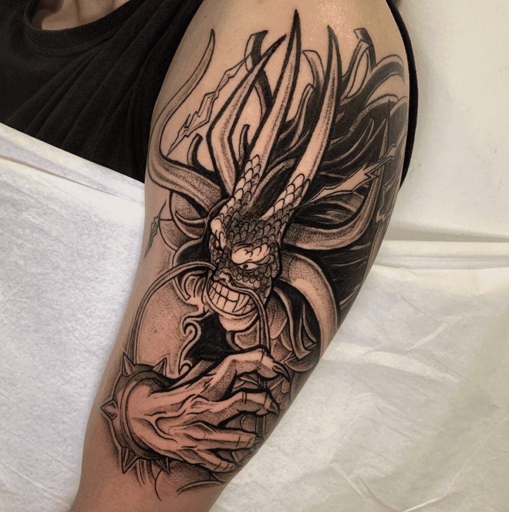 Hybrid Kaido One Piece Tattoo