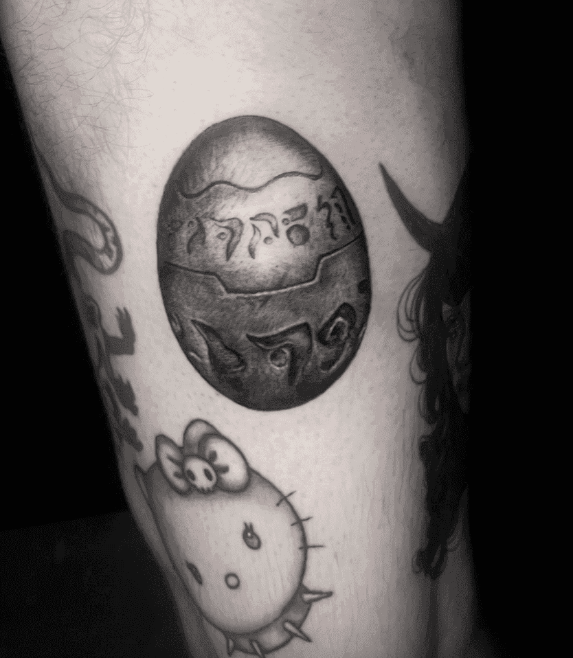 Jak and Daxter Orb Video Game Tattoo