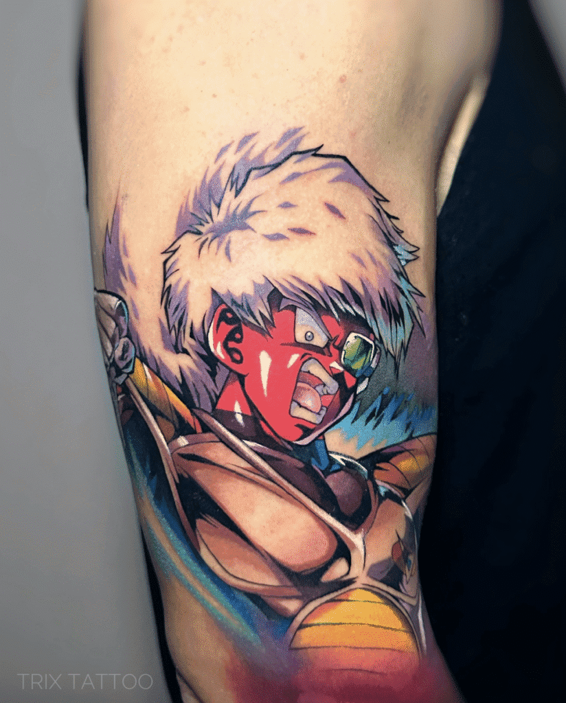 Jeice Ginyu Force Dragon Ball Tattoo