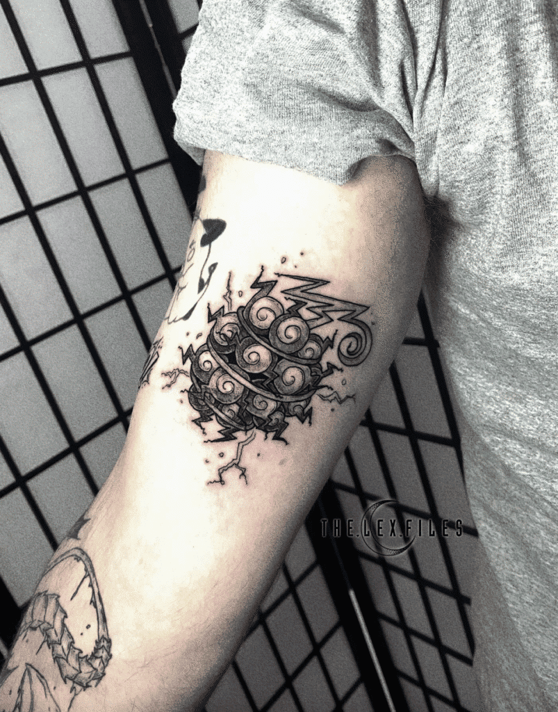 Jiki Devil Fruit One Piece Tattoo