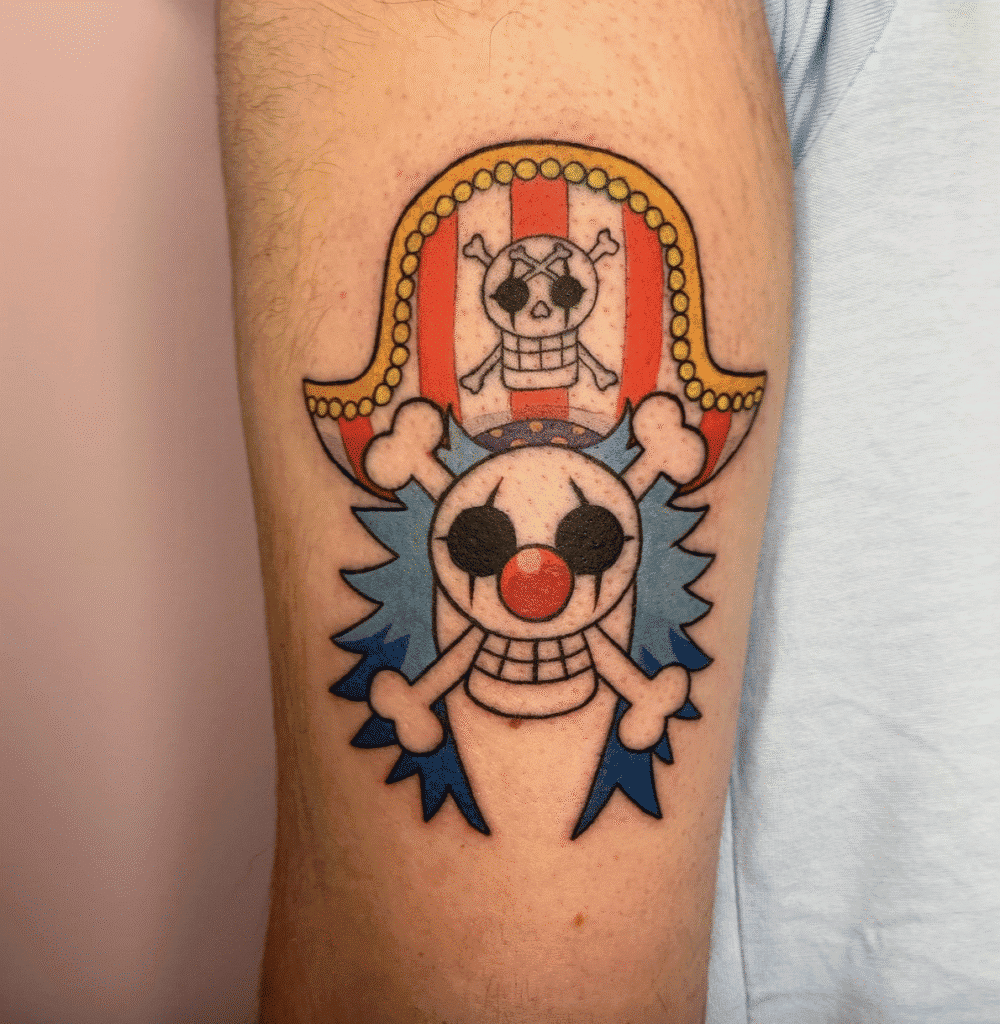Jolly Roger Buggy One Piece Tattoo