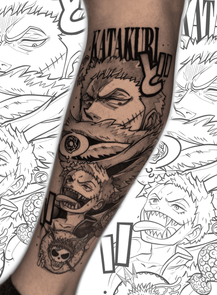 Katakuri Young One Piece Tattoo