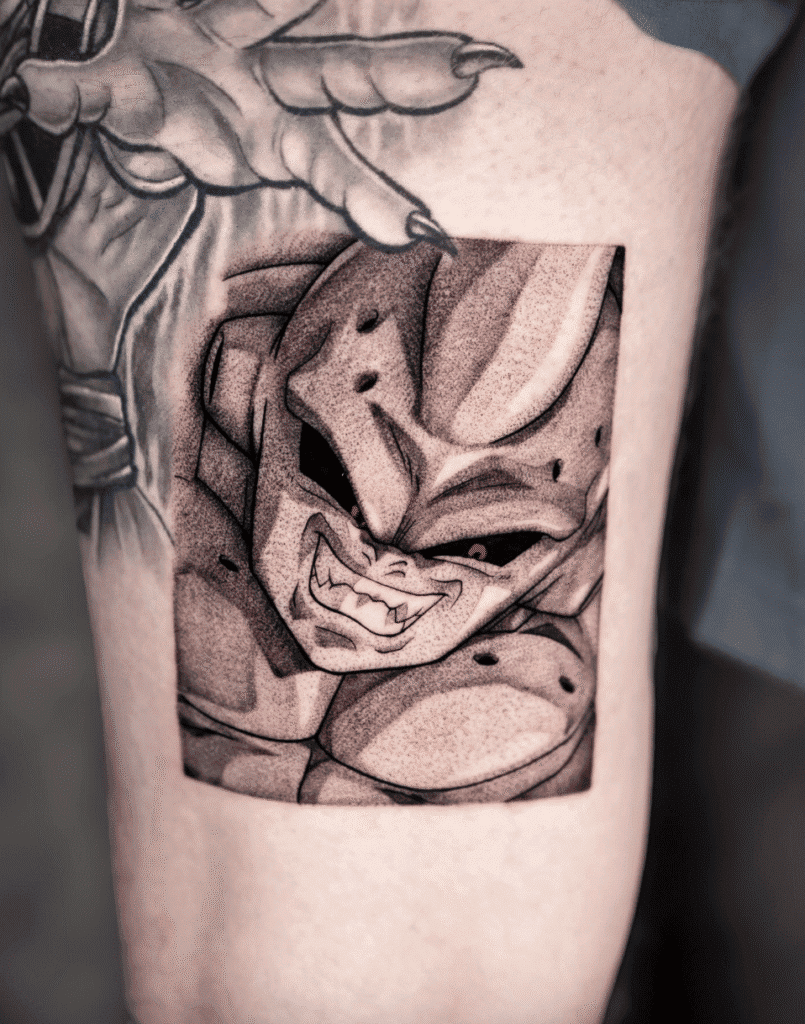 Kid Buu Dragon Ball Tattoo