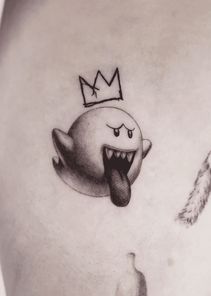 King Boo Video Game Tattoo