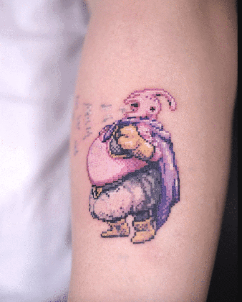 Maijin Buu Dragon Ball Tattoo