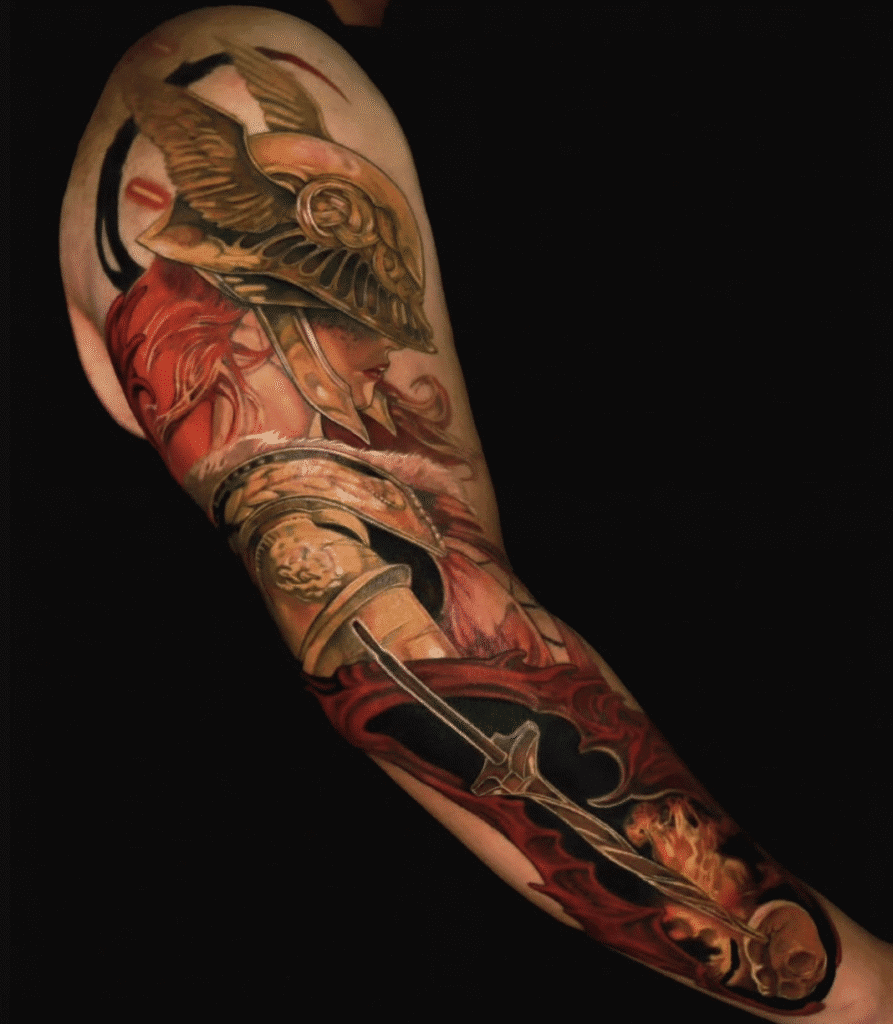 Malenia Two Soulsborne Tattoo