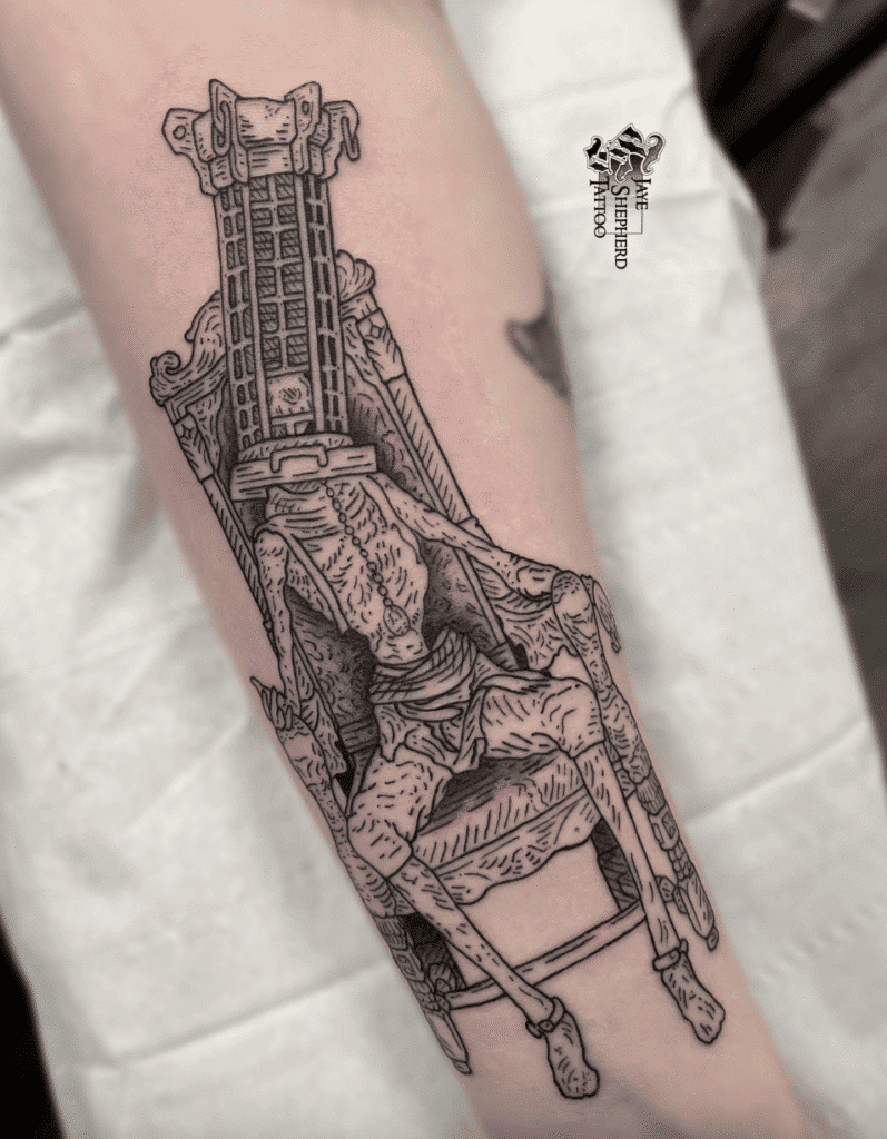 Micolash Three Soulsborne Tattoo