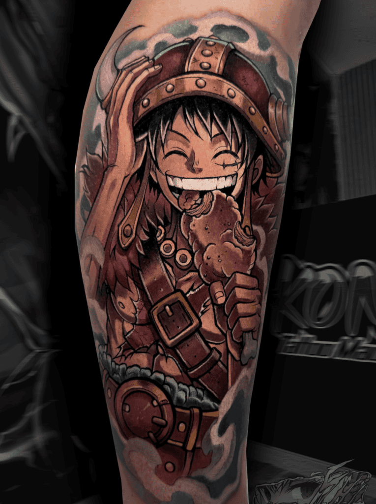 Monkey. D. Luffy Elbaph One Piece Tattoo