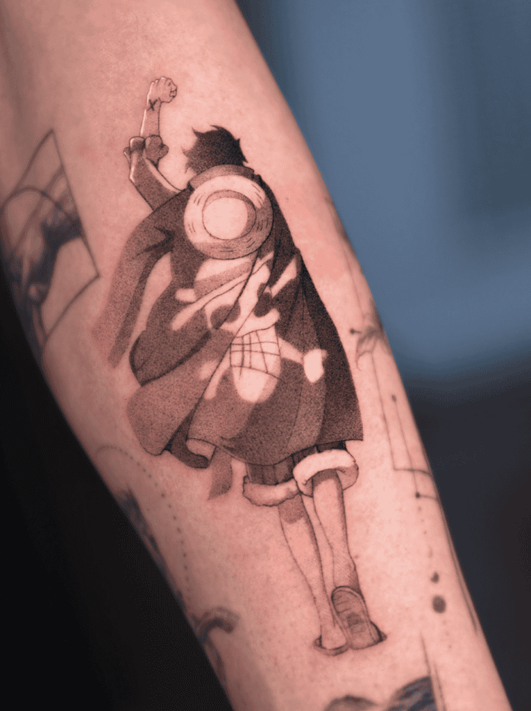 Monkey. D. Luffy Fist One Piece Tattoo