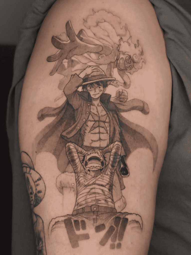 Monkey. D. Luffy Life One Piece Tattoo