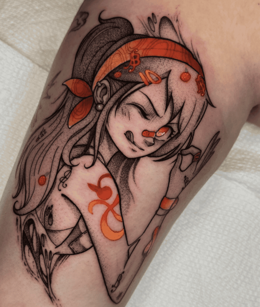 Nami Orange One Piece Tattoo