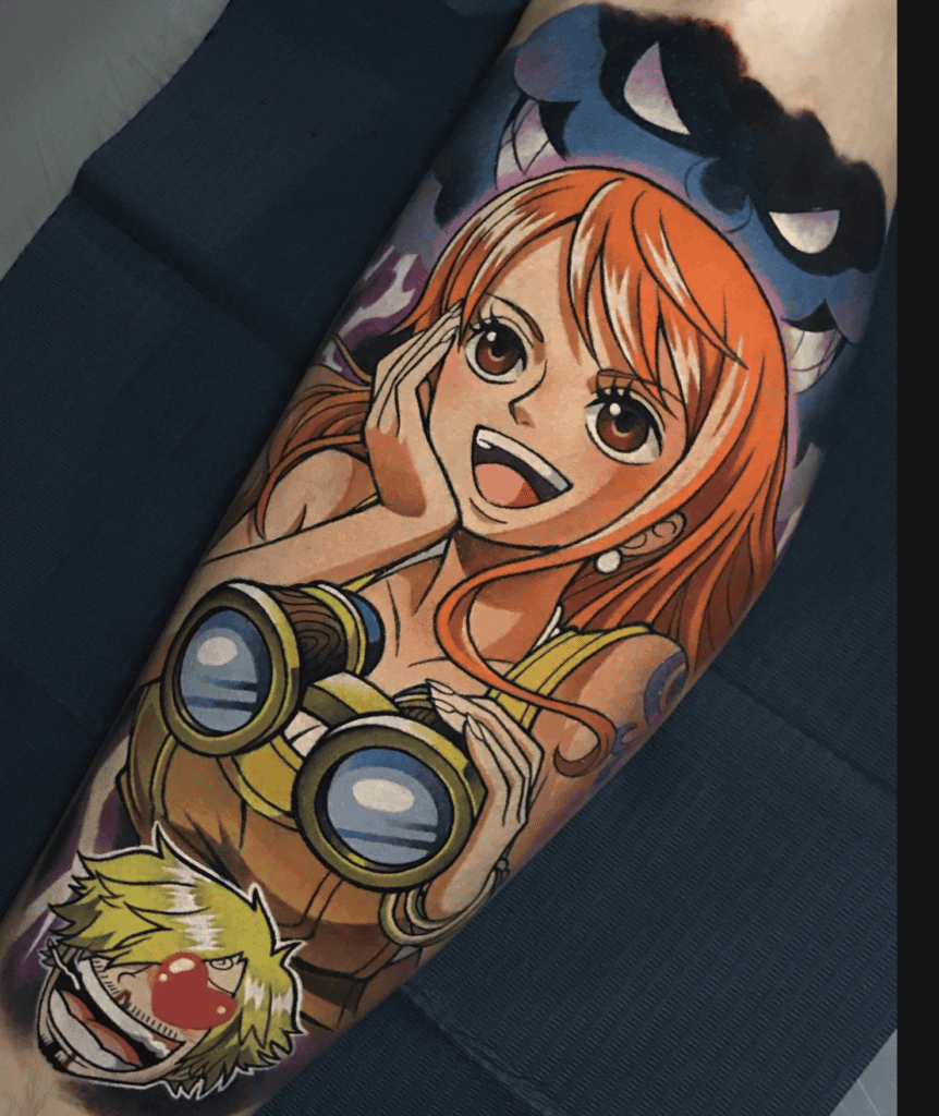 Nami Sanji One Piece Tattoo