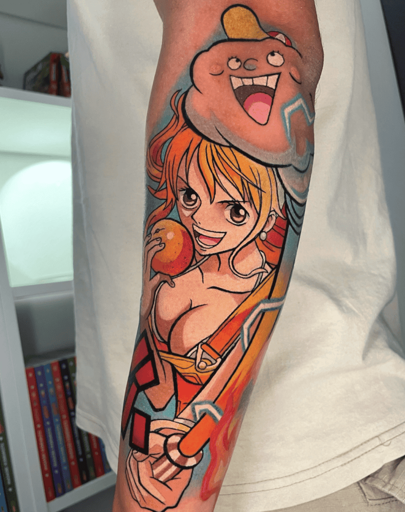Nami Zeus One Piece Tattoo