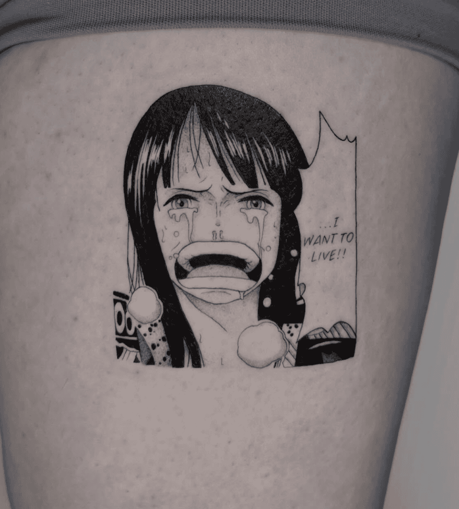 Nico Robin Live One Piece Tattoo