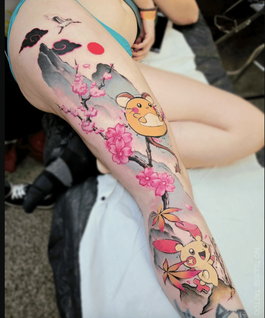 Pokémon Video Game Tattoo