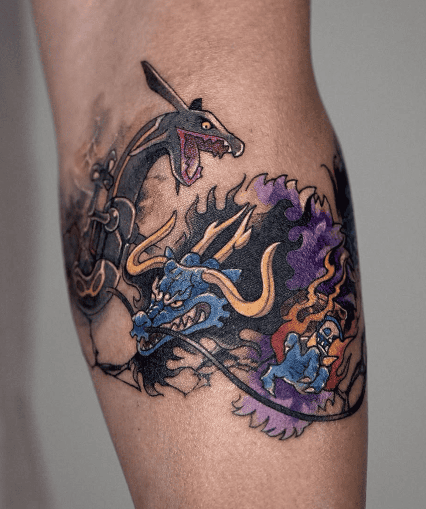 Pokémon X One Piece Dragon Tattoo