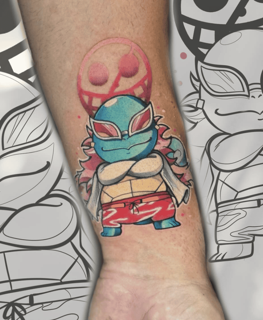Pokémon X One Piece Squirtle Tattoo