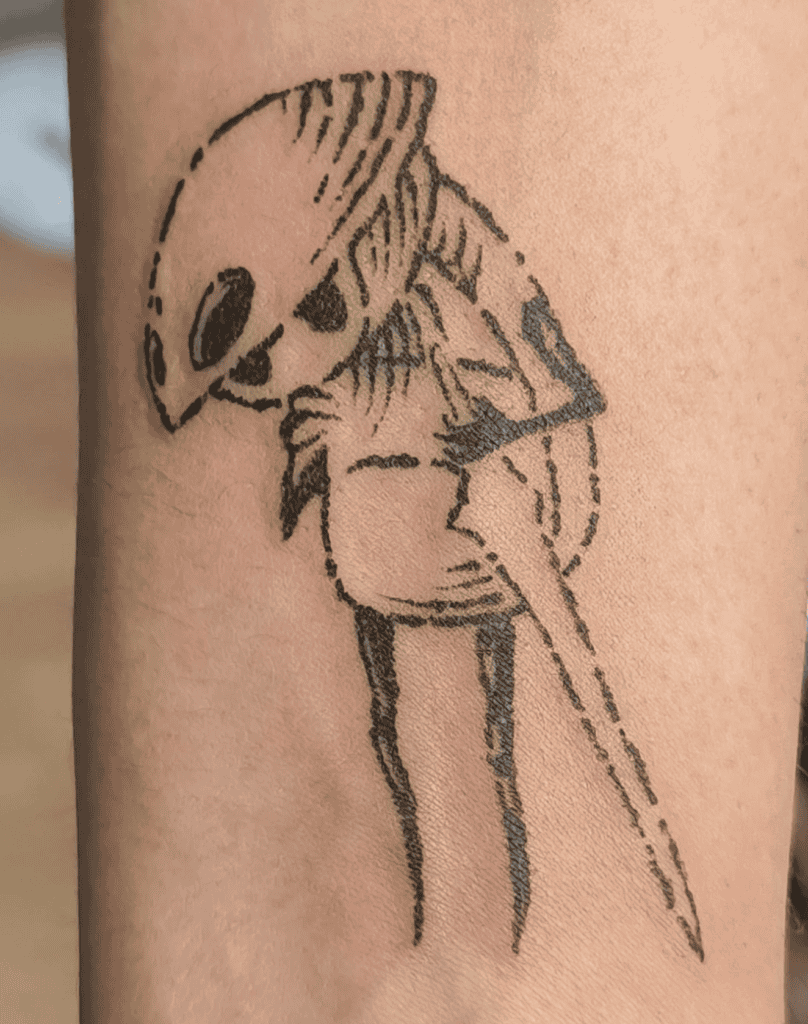Quirrel Simple Hollow Knight Tattoo