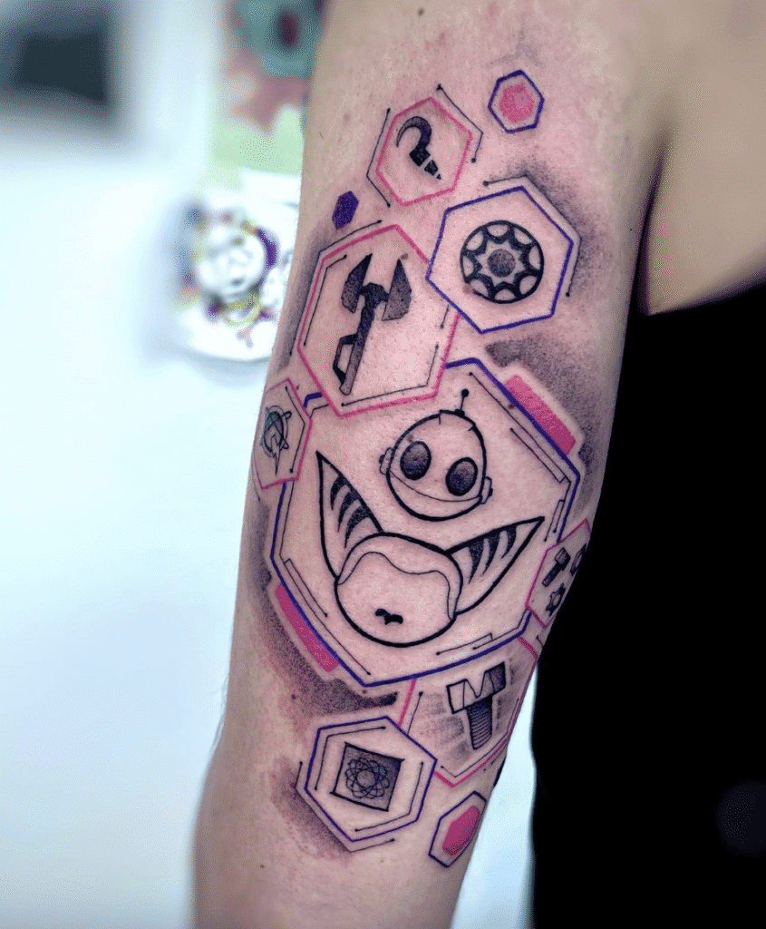Ratchet and Clank two Video Game Tattoo