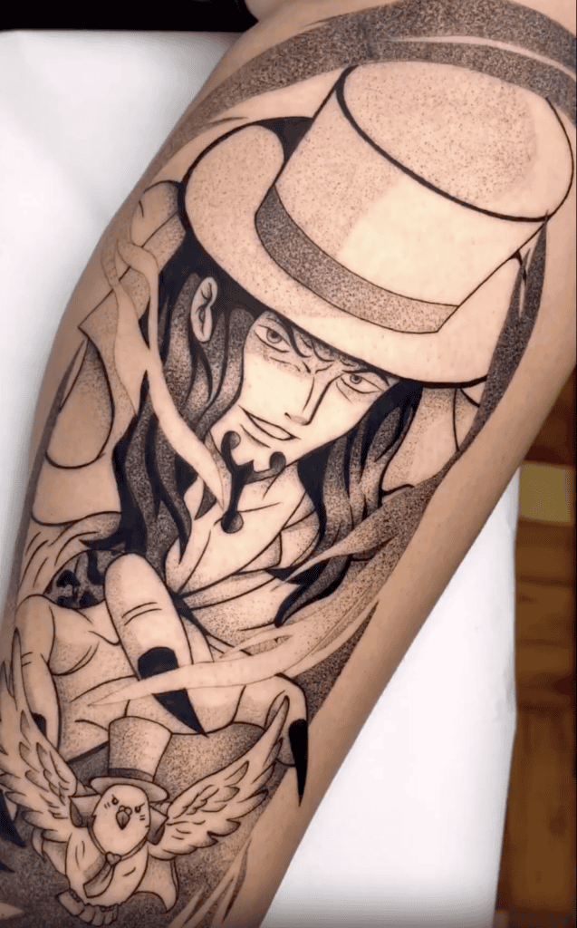 Rob Lucci One Piece Tattoo