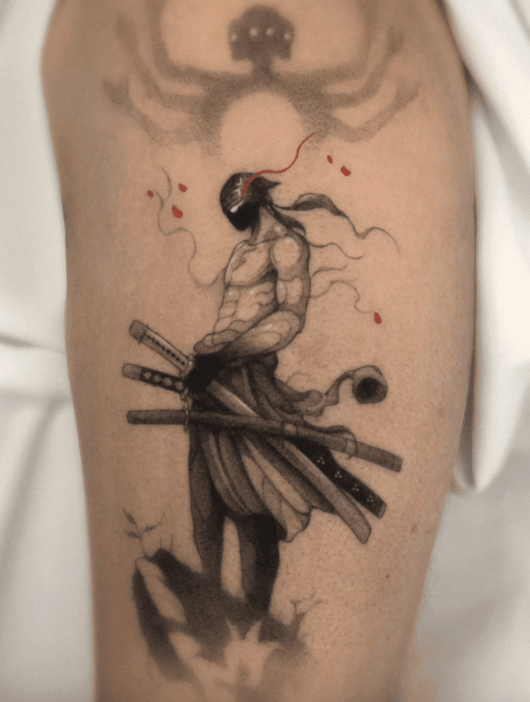 Rororona Zoro One Piece Tattoo