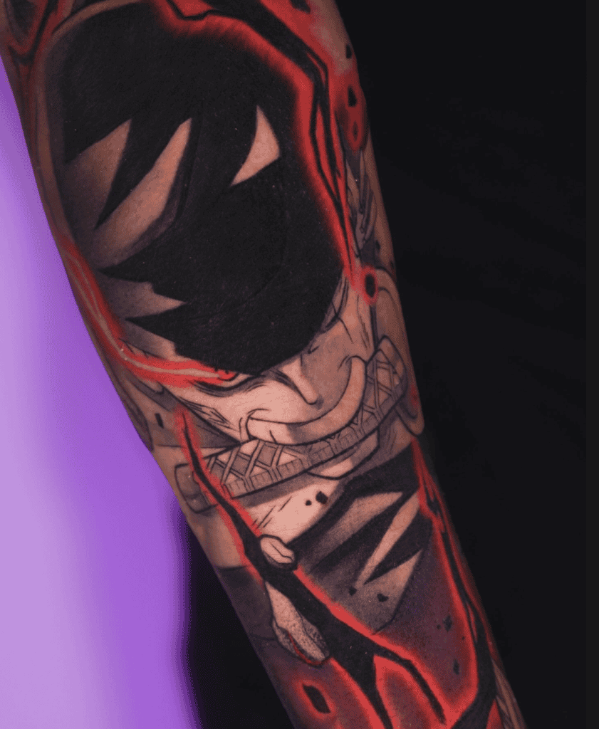 Rororona Zoro Power One Piece Tattoo