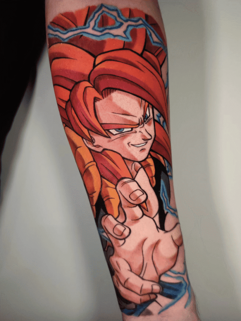 SSJ 4 Gogeta Dragon Ball Tattoo