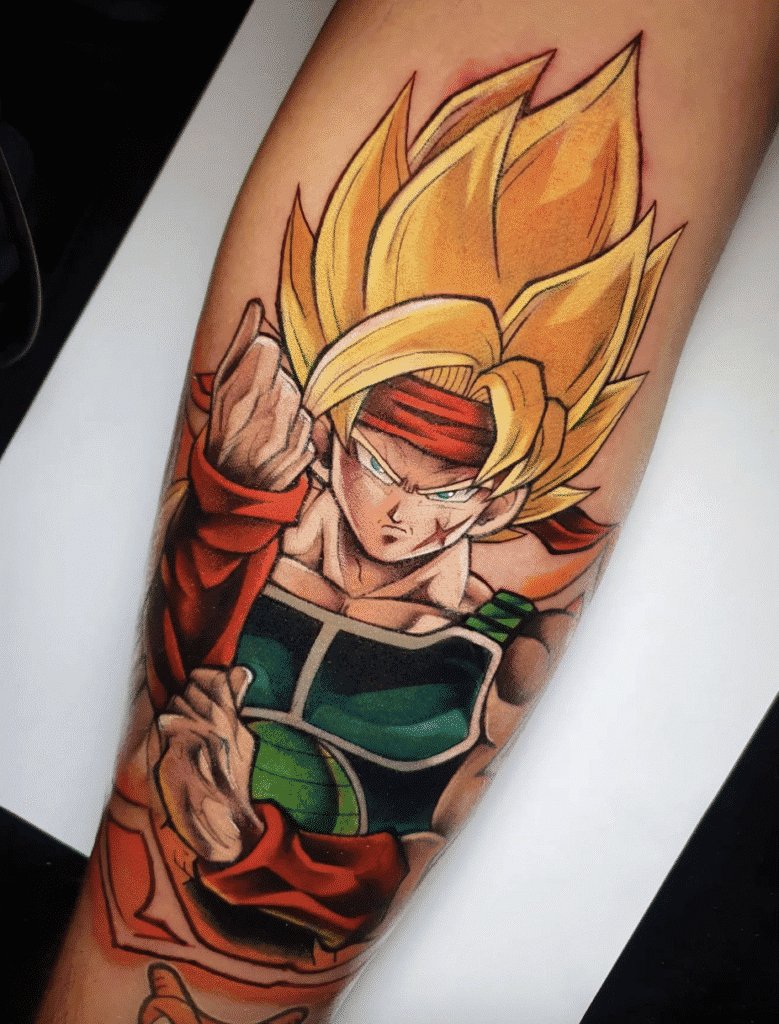 SSJ Bardock Dragon Ball Tattoo