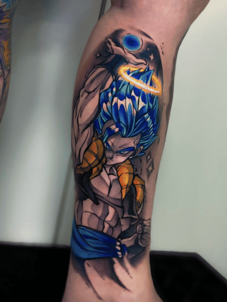 SSJ Blue Gogeta Dragon Ball Tattoo