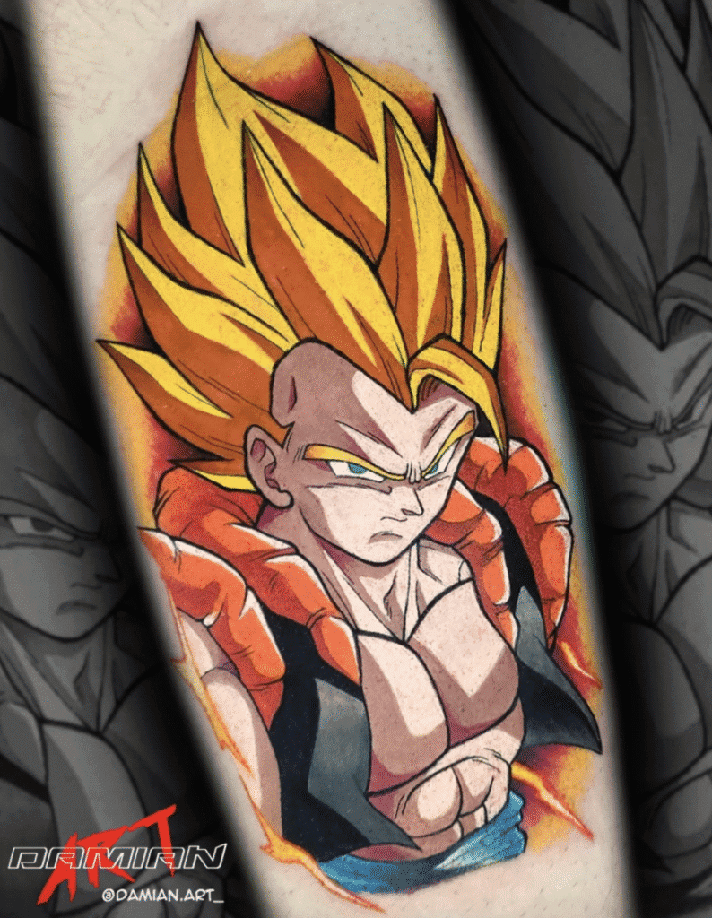SSJ Gogeta Dragon Ball Tattoo