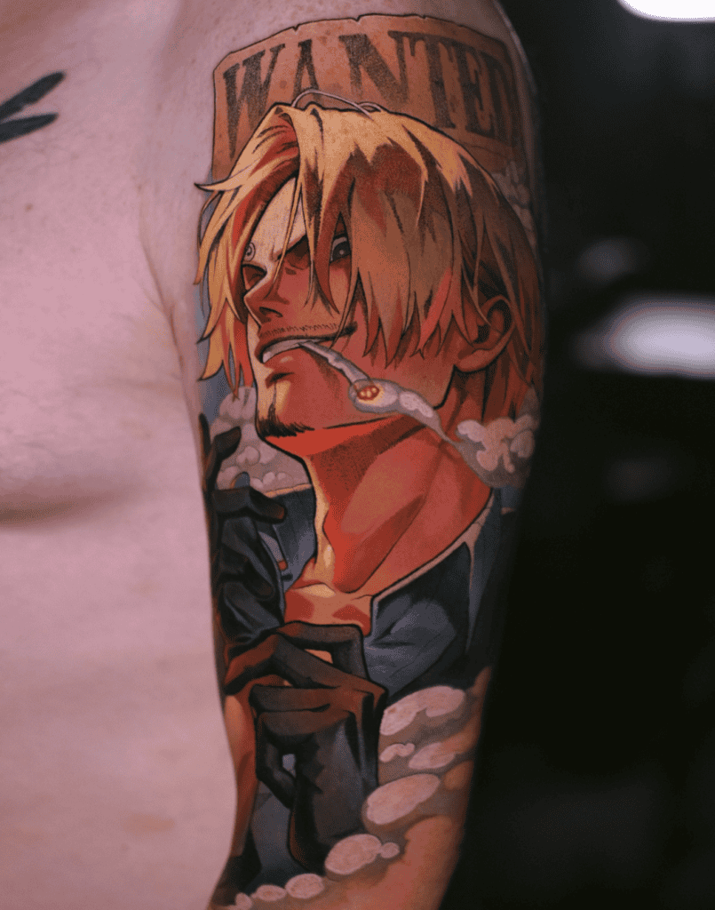Sanji Bounty One Piece Tattoo