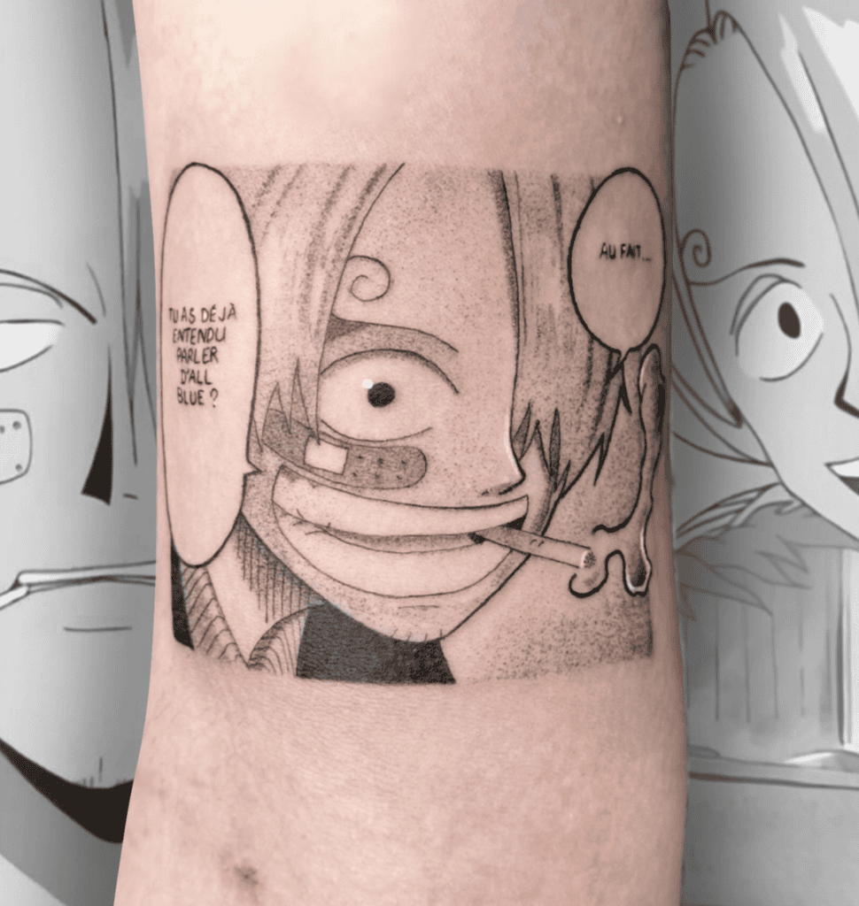 Sanji Dream One Piece Tattoo