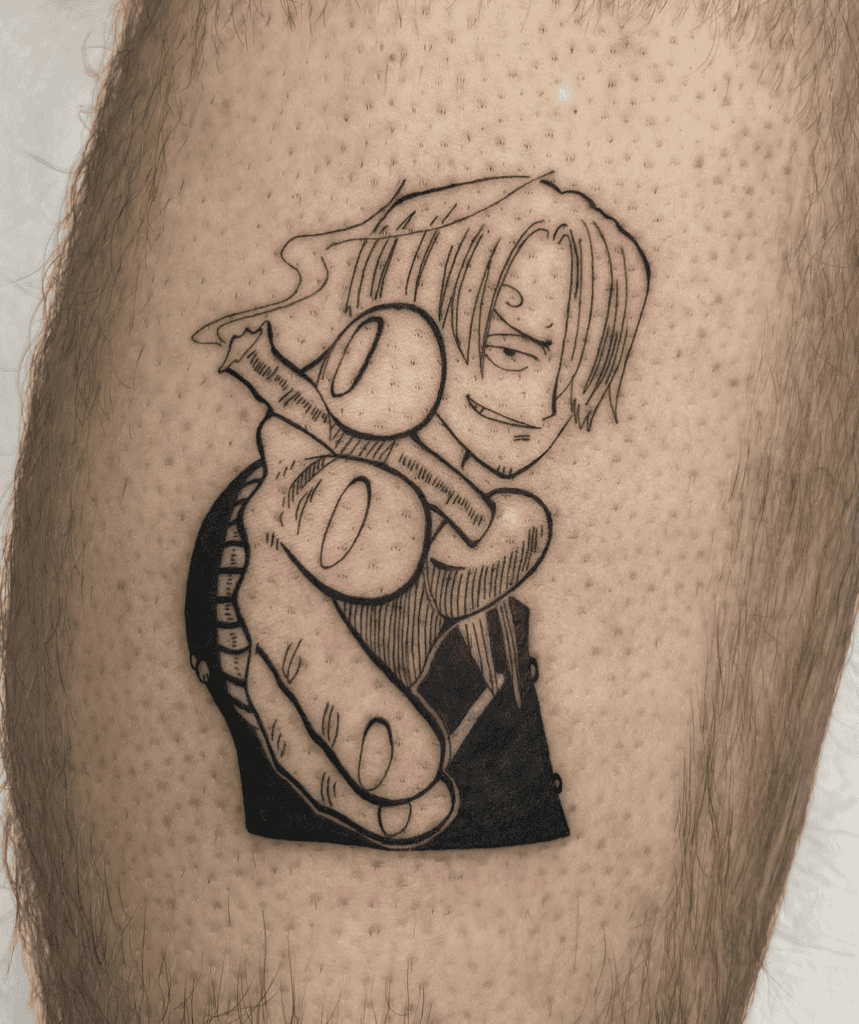 Sanji Point One Piece Tattoo