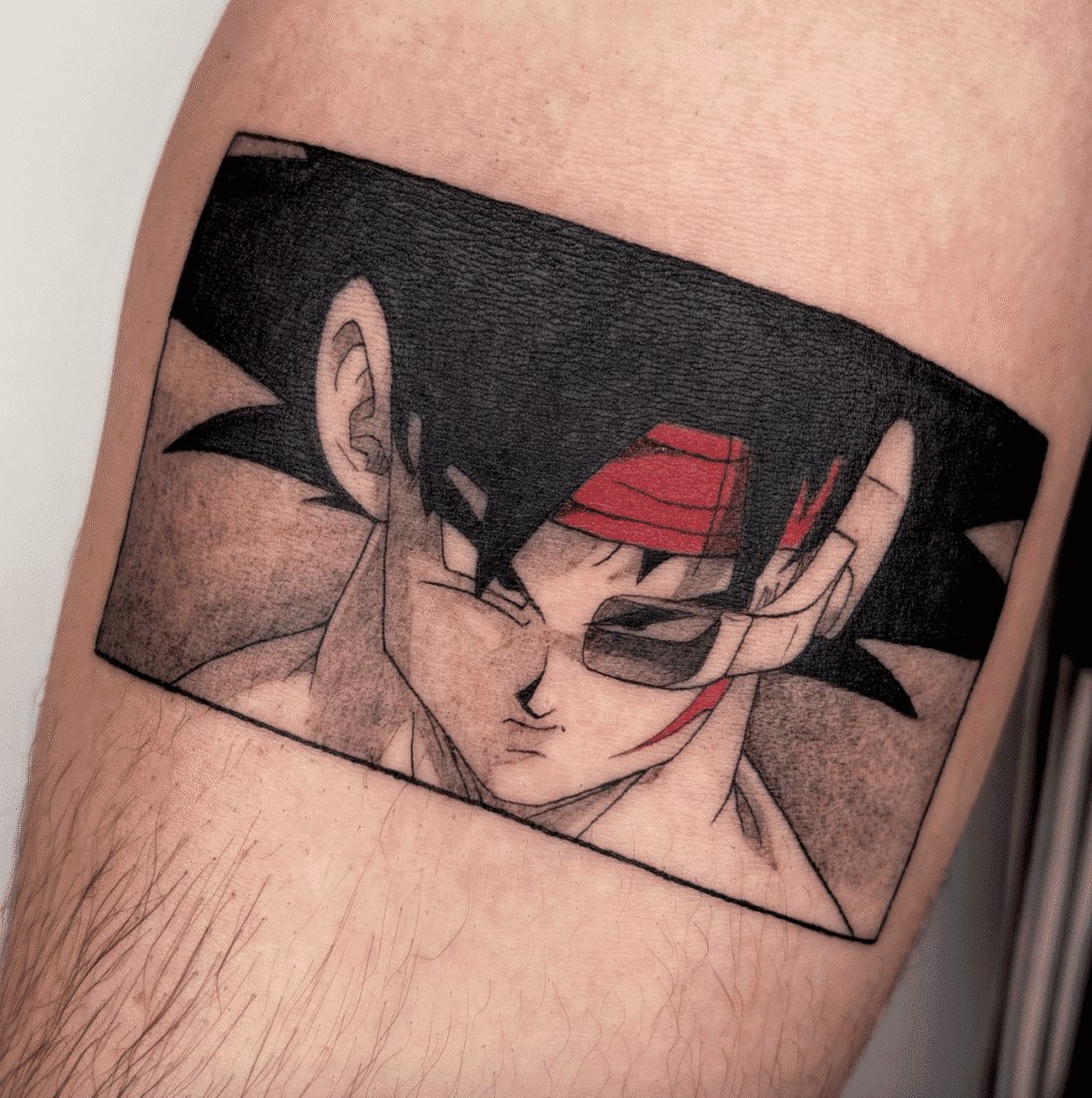 Scouter Bardock Dragon Ball Tattoo