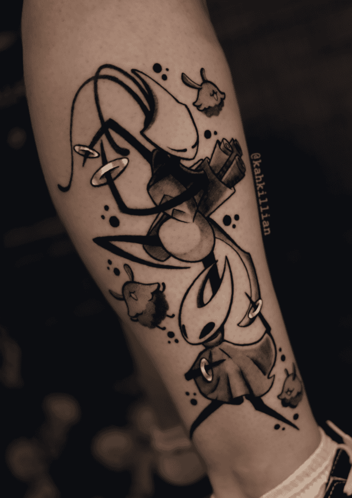 Shakra Rings Hollow Knight Tattoo