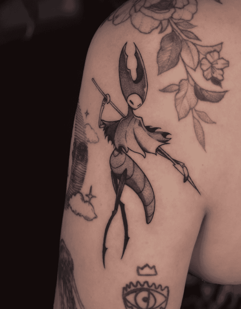 Sisters of Battle Single Hollow Knight Tattoo