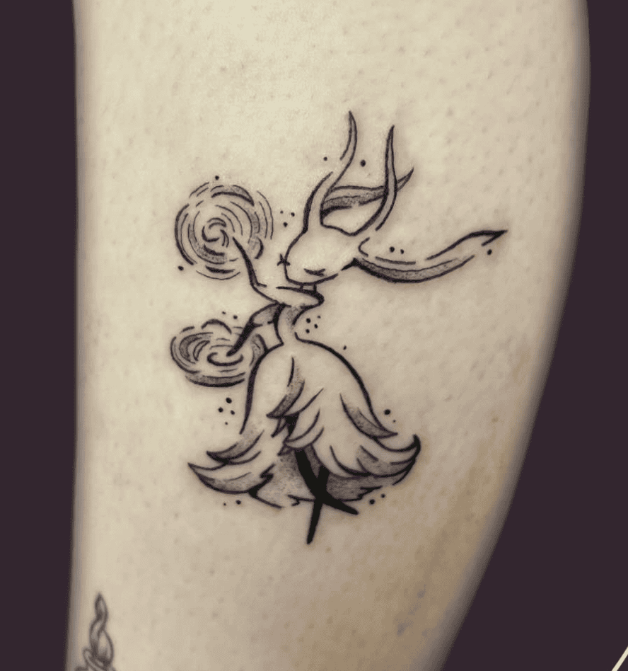 Skarrsinger Karmelita Twirl Hollow Knight Tattoo